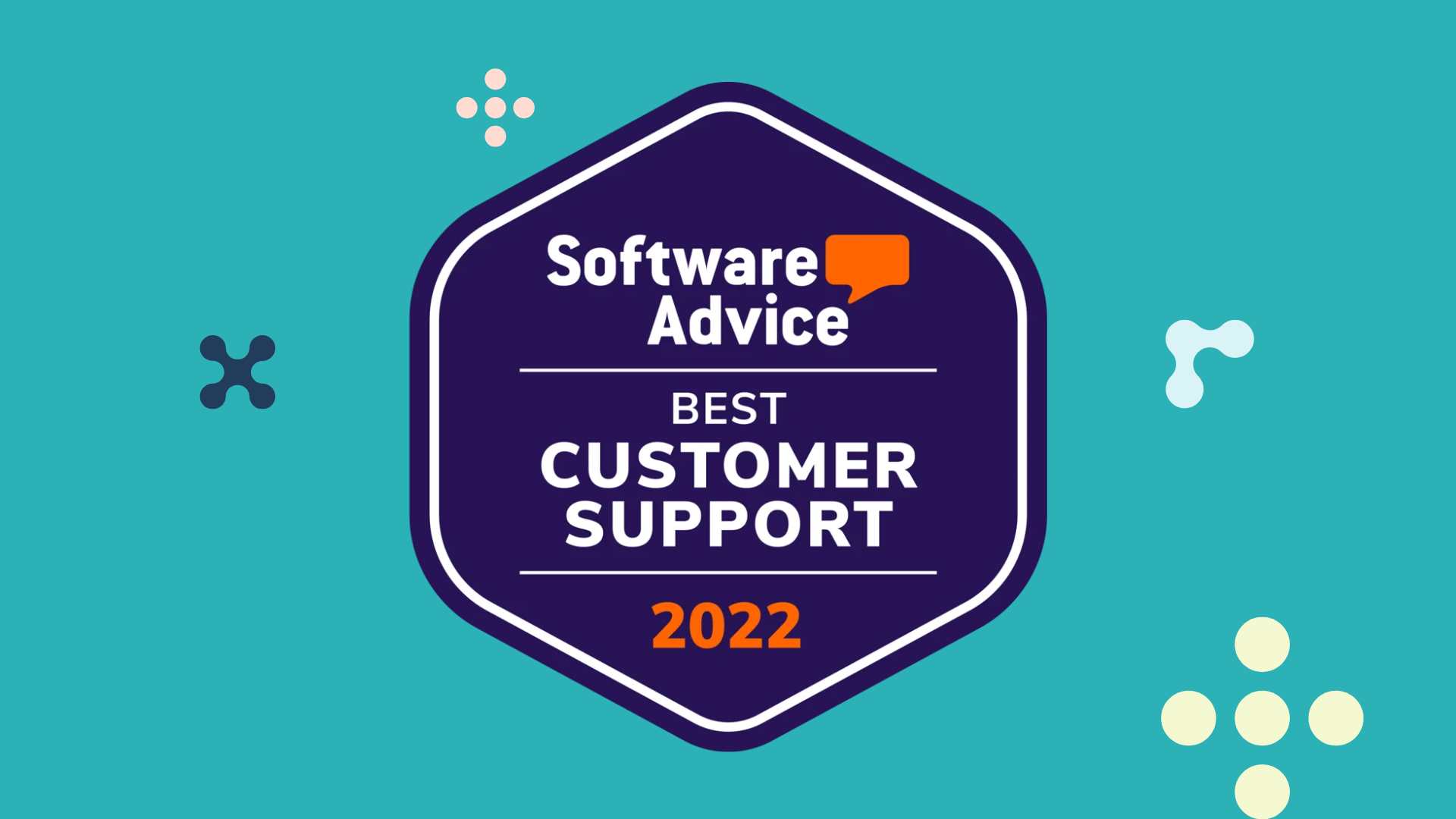 Software Advice badge for Untap 2022, best customer support!